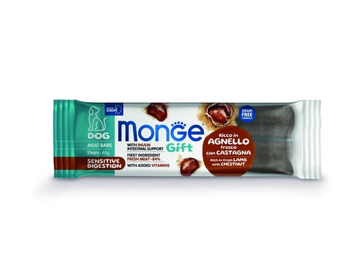 Monge Gift Meat Bars Sensitive Digestion Dog Adult – Cordero y Castaña