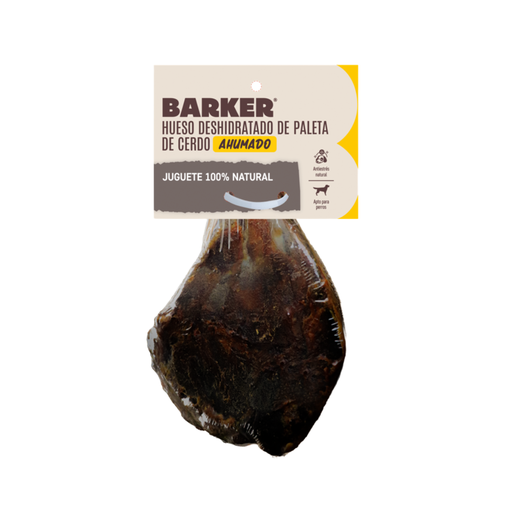 Barker Hueso Deshidratado Ahumado Paleta de Cerdo
