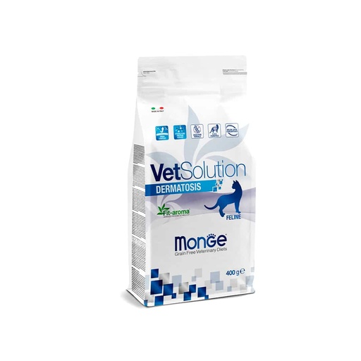 [MV003989] Monge Vet Solution Feline Dermatosis 400 gr
