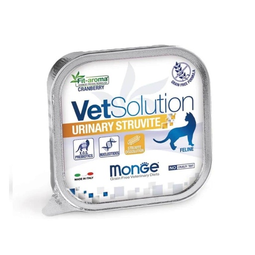 Monge Vet Solution Feline Urinary Struvite Alutray