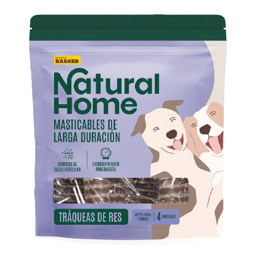 Natural Home Masticable Natural de Tráqueas de Res
