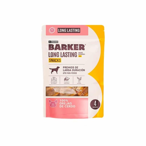 Barker Long Lasting Orejas de Cerdo (4 Unidades)
