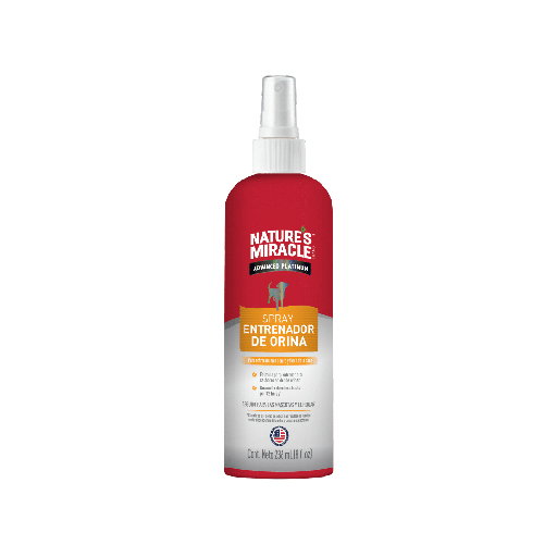 Natures Miracle Advanced Platinum Spray Entrenador de Orina para Perros