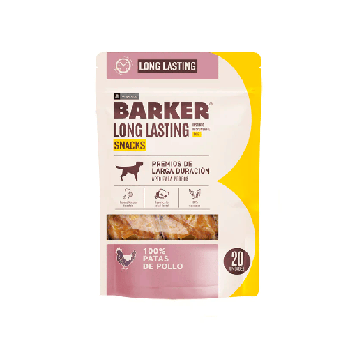 Barker Long Lasting Snacks Patas De Pollo (20 Und)
