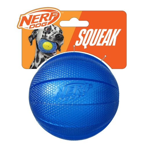 Nerf Dog Squeak Basquet Blue