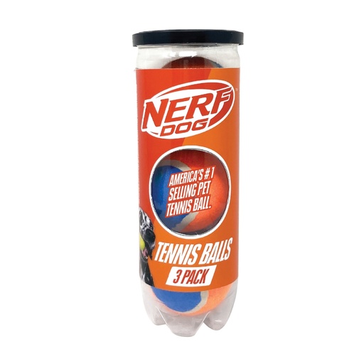 Nerf Dog Tennis Ball 3 Pack -Launcher
