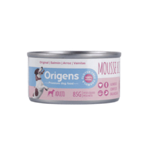 Origens Adulto Mousse bistro salmón nikkei, arroz, vainitas