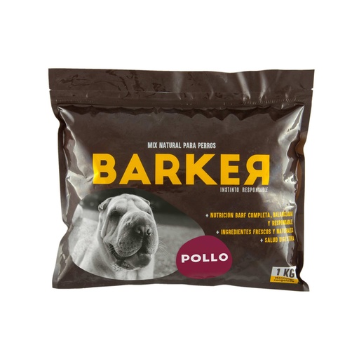 BARKER POLLO (1KG) - 20 HAMBURGUESAS