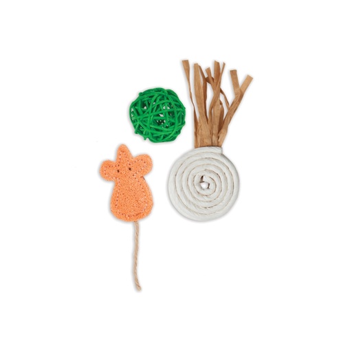 PACK JUGUETES NATURALES PARA GATOS JACKSON GALAXY