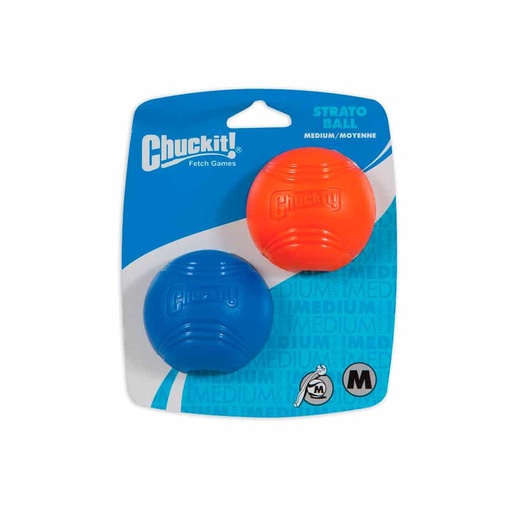 PACK PELOTAS STRATO BALL CHUCKIT! (MEDIUM - 2 UNIDADES)