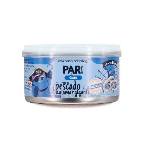 Par Pets Paté de Pescado y Calamar gigante