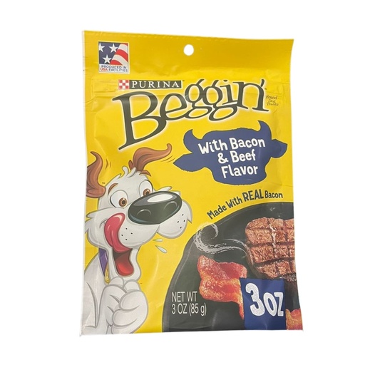 Beggin With Bacon and Beef Flavor Dog Treats