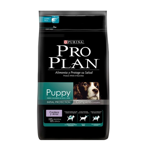 PRO PLAN PUPPY CORDERO Y ARROZ