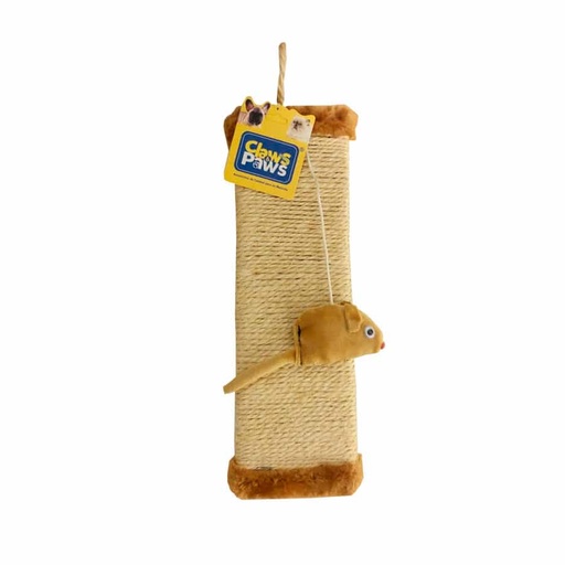 RASCADOR P/GATO DE PARED BEIGE/CAMELLO