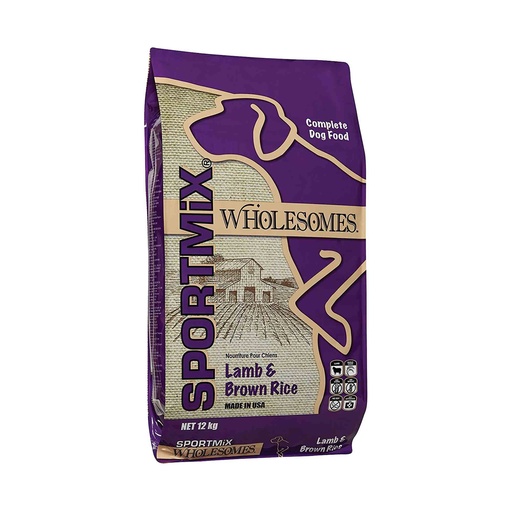 [MV000213] SPORTMIX WHOLESOMES LAMB BROWN RICE 12 KG