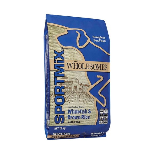 [MV000212] SPORTMIX WHOLESOMES WHITE FISH & BROWN RICE - 12 KG