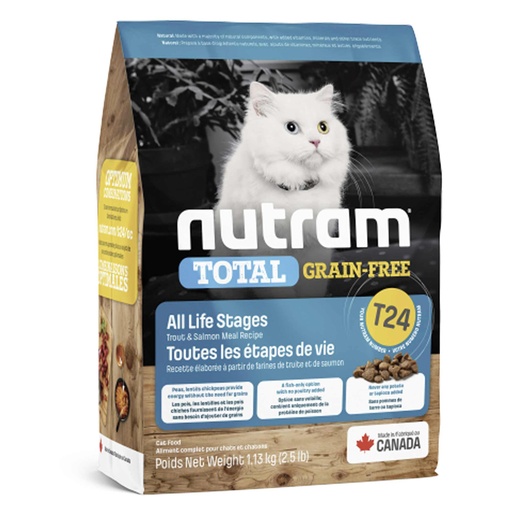 T24 NUTRAM TOTAL GRAIN-GREE SALMON &amp; TROUT CAT