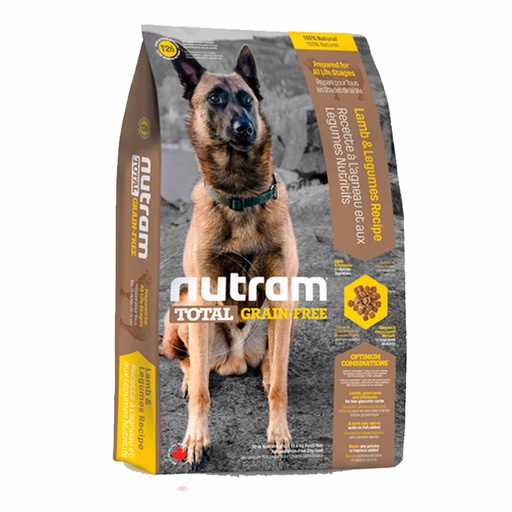 T26 NUTRAM TOTAL GRAIN-FREE ALLERGY LAMB DOG