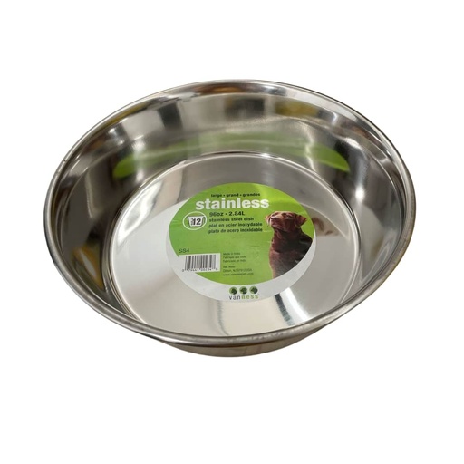 Vanness Plato Pesado de Acero + Base de Caucho X-Large