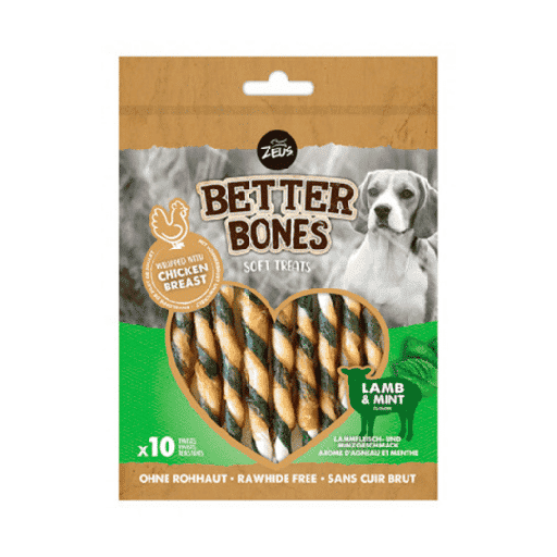 Zeus Better Bones Cordero y Menta "Chicken Wrapped"