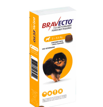 BRAVECTO 112.5mg ( 2kg - 4.5kg )