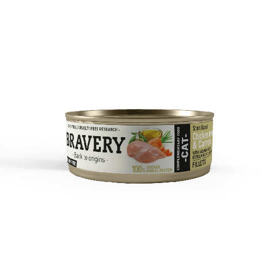 Bravery Chicken and Carrots Sterilized Cat Wet Food