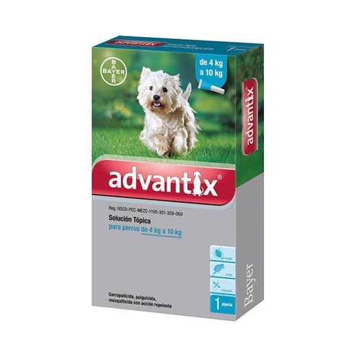 ADVANTIX 1 X 1.0 ML (4- 10 KG) (CELESTE)