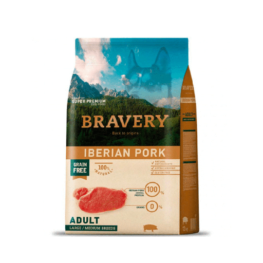 Bravery Iberian Pork Adult Large/Medium Breeds