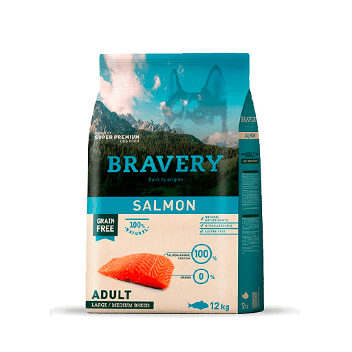 Bravery Salmon Adult Large/Medium Breeds