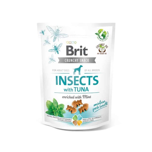 Brit Crunchy Snack Insects with Tuna 200gr