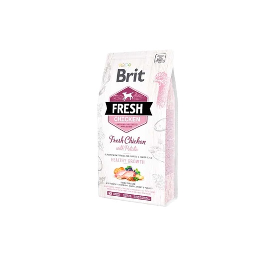 Brit Fresh Chicken With Potato Puppy Healthy Growth
