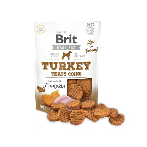 Brit Meaty Jerky Turkey Meaty Coins