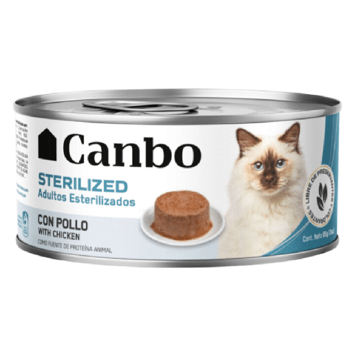 Canbo Esterilizados Adultos Pollo Lata