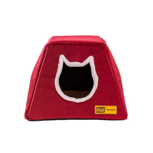 Casa Para Gatos 3 En 1 V2 Rojo Claws & Paws