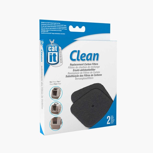 CAT IT FILTRO CARBON - REPUESTO LITERAS 2 unidades