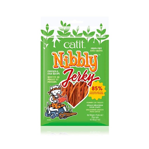 Cat It Nibbly Jerky Pollo & Pescado 30 Gr