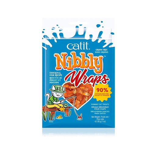 Cat It Nibbly Wraps Pollo & Pescado 30 Gr