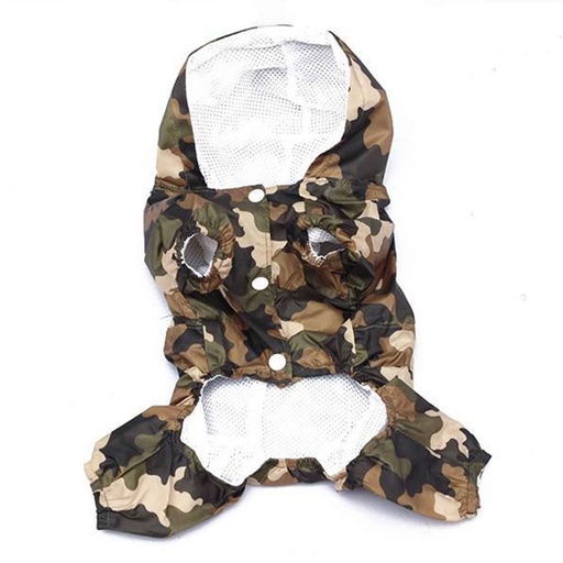 CHAQUETA IMPERMEABLE CAMUFLADO