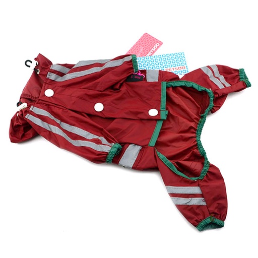 CHAQUETA IMPERMEABLE GUINDA