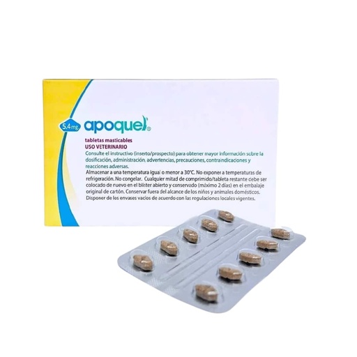 Apoquel Masticable 5.4 mg x Tableta