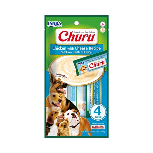 Churu Dog Chicken with Cheese Recipe 4 Tubes