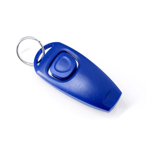 CLICKER + SILBATO PARA ADIESTRAMIENTO AZUL