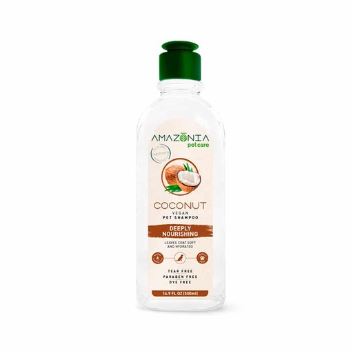 Coconut pet shampoo Amazonia 500 ml
