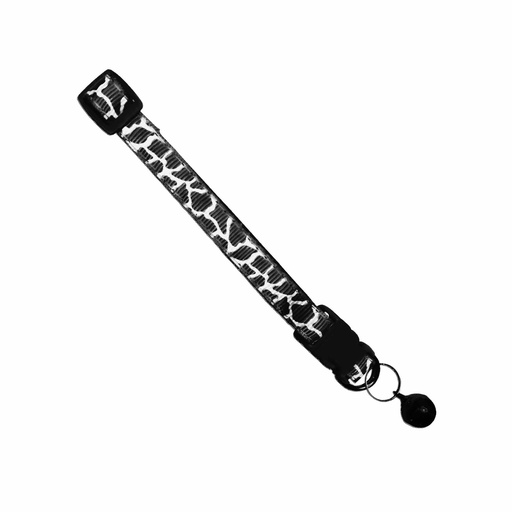 COLLAR CON CASCABEL NEGRO