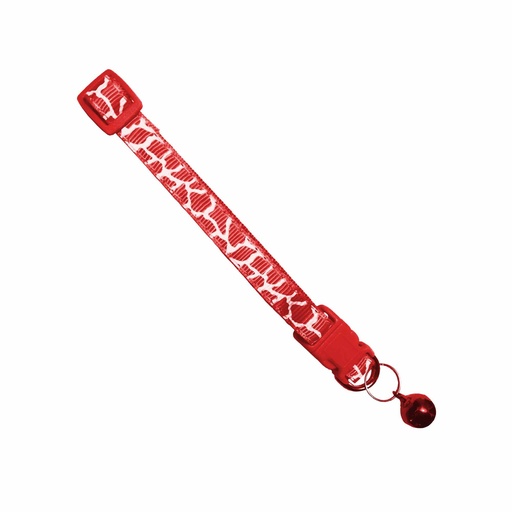 COLLAR CON CASCABEL ROJO