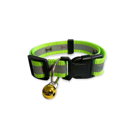 COLLAR PARA PERRO & GATO VERDE NEON