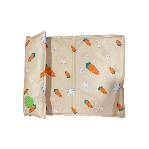 Cool Mat con almohada Conejos y zanahorias