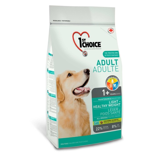 1ST CHOICE  ADULTO LIGHT Y PESO SALUDABLE POLLO DESHIDRATADO