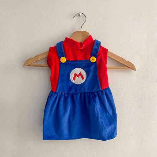 Disfraz de Mario Bros Hembra Para Perros [MV002158]