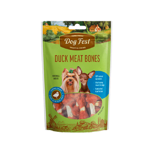 Dog Fest Duck Meat Bones 55gr